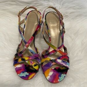 Stuart Weitzman Colorful Strappy Heels